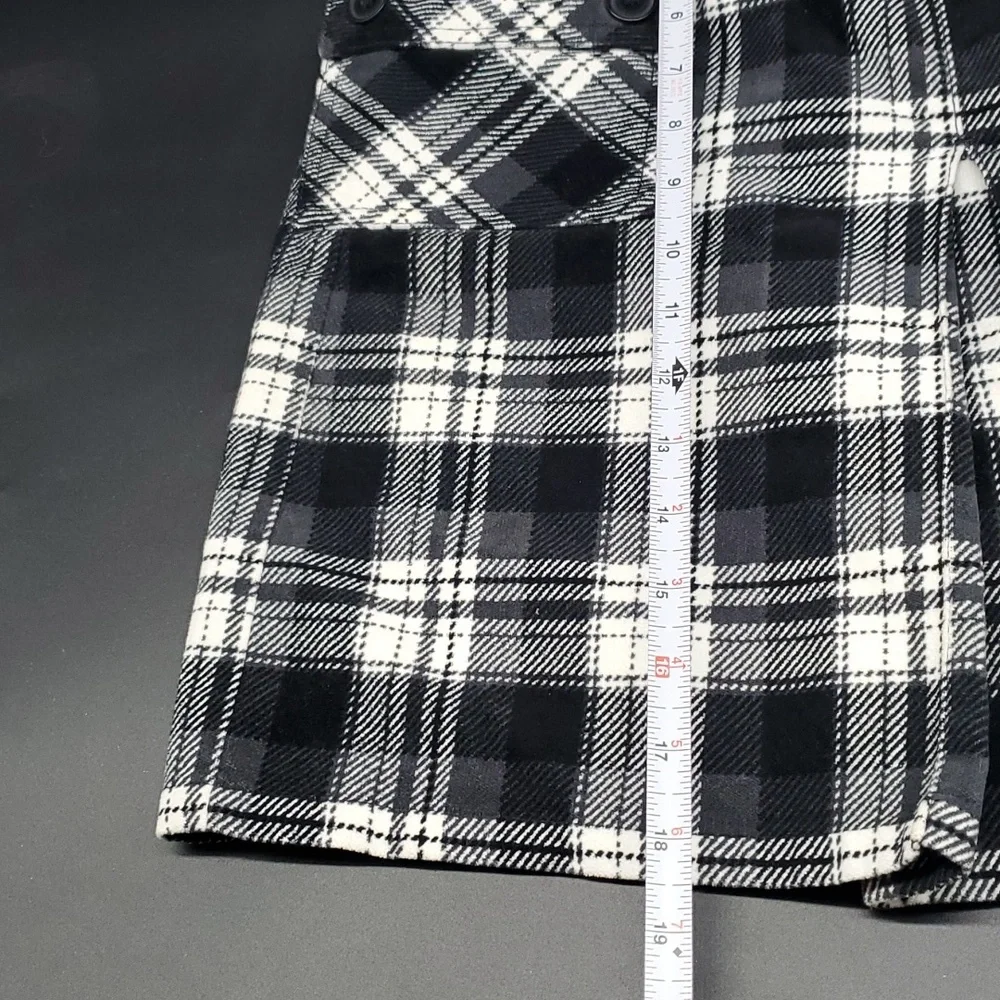 Vintage Ann Taylor Loft Y2K Plaid Skirt Size 2 Petite